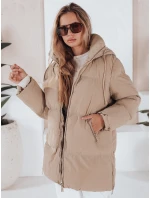 Dámská prošívaná bunda LETLIS béžová FashionStreet TY3247