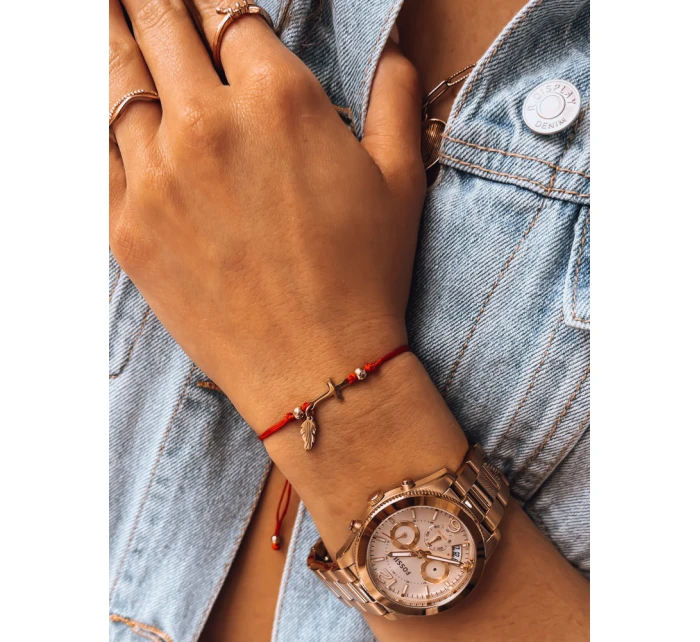 Náramek HEARTBEAT červený FashionStreet LY0076