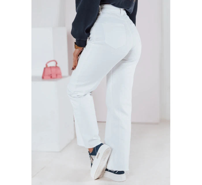 Dámské džínové kalhoty LUXEFLOW white FashionStreet UY2365