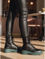 Dámské vázané boty černé Dstreet model 21994896 - FashionStreet