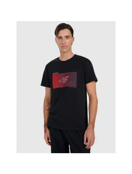 Pánské tričko s potiskem 4F 4FRAW25TTSHM3224-20S