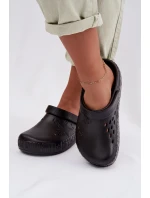 Dámské pantofle Chodaki pěnové Big Star TT274A084 Černé