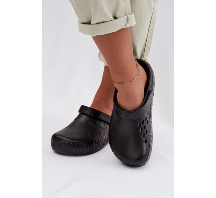 Dámské pantofle Chodaki pěnové Big Star TT274A084 Černé