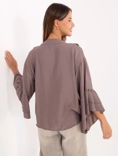 Koszula MI KS model 21717688 ciemny bezowy - FPrice