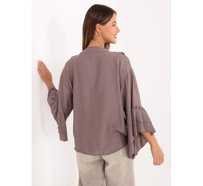 Koszula MI KS model 21717688 ciemny bezowy - FPrice