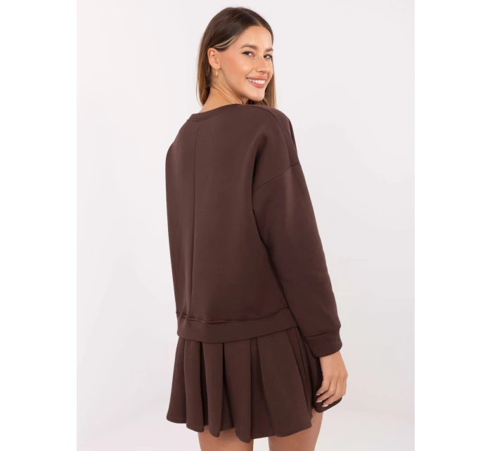 Sukienka MI SK model 21441306 ciemny brązowy - FPrice