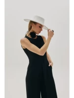 model 19678624 Kombinéza se širokými nohavicemi černá - Makover