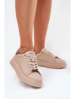 Dámské tenisky Big Star – béžové Dámské tenisky Big Star – béžové