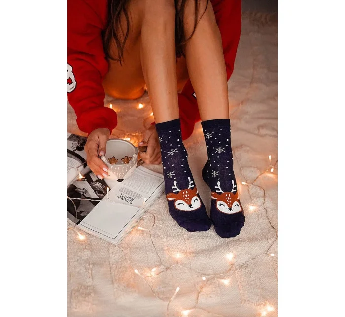 SKARPETKI DAMSKIE ŚWIĄTECZNE model 21749767 - Milena SKARPETKI DAMSKIE ŚWIĄTECZNE model 21749767 - Milena