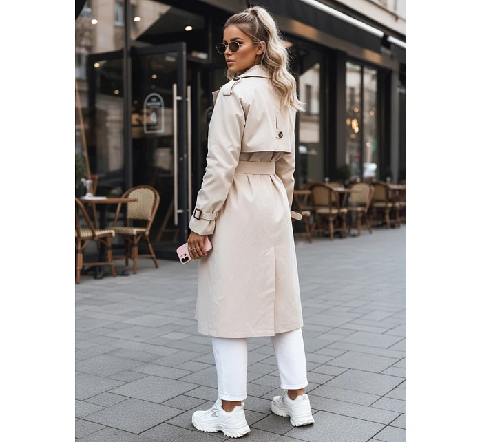 FashionStreet béžový dvouřadový trenčkot TY5351