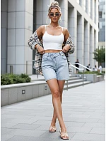 Spodenki damskie niebieskie model 22118238 - FashionStreet