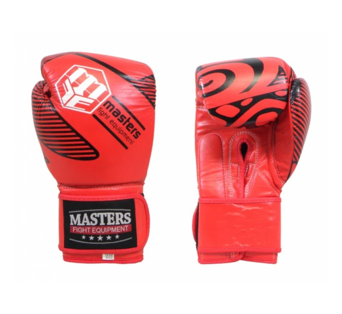 Masters Rbt-Red 14 oz kožené boxerské rukavice 01806022-14