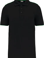 WK WK 270 Pánské pracovní piqué polo "Day-to-Day" 20.W270 black/kelly green