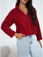 Bluza CS BL model 21920749 ciemny czerwony - FPrice Bluza CS BL model 21920749 ciemny czerwony - FPrice