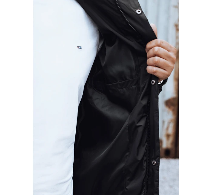 Pánská zimní bunda s odepínací kapucí černá FashionStreet TX4833