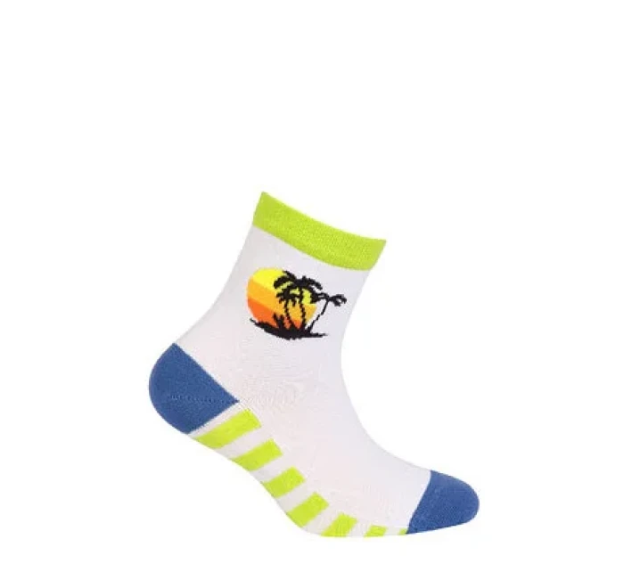 Skarpety  chłopięce wzorowane model 16127234 - Wola