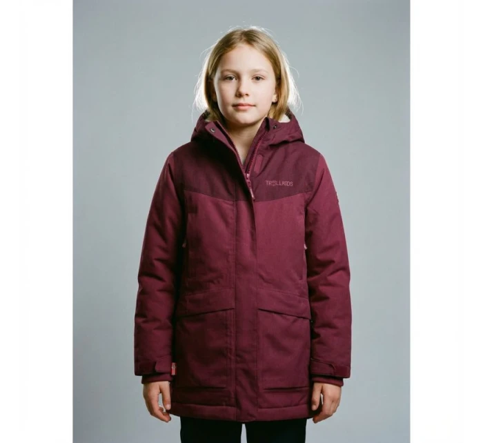 Trollkids Dívčí zateplená bunda Oslo Coat PRO pro dívky růžová (456-421)