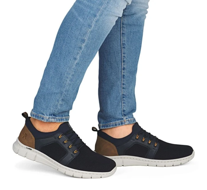 Pánská sportovní pohodlná tmavě modrá obuv Rieker B7796-14