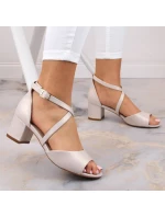 Sandály na podpatku Sergio Leone W SK367C