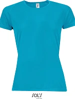 SOL'S Sporty Women Dámské raglánové sportovní tričko 25.1159 aqua