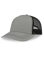 Atlantis Headwear Rapper Canvas-S 5 panelová Trucker kšiltovka 33.0234 grey/black Atlantis Headwear Rapper Canvas-S 5 panelová Trucker kšiltovka 33.0234 grey/black