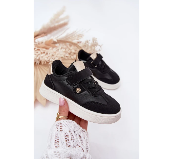 Sportovní Obuv Tenisky Dívčí Na Suchý Zip Černé Zarina Sportovní Obuv Tenisky Dívčí Na Suchý Zip Černé Zarina