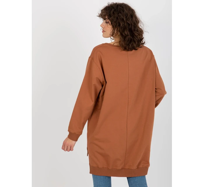 Mikina VI BL 3102.01P hnědá