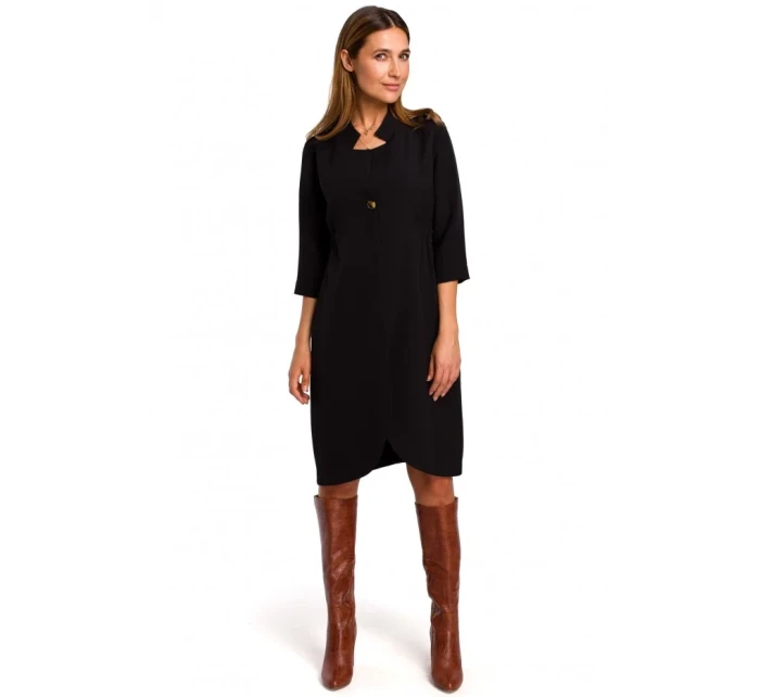 S189 Blejzrové šaty - černé