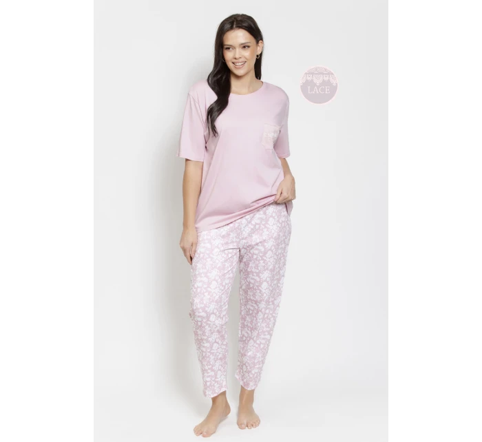 3568 DÁMSKÉ PYŽAMO ADRIA 2XL-3XL