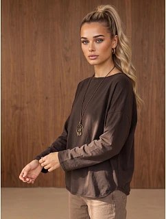 Bluzka damska bawełniana oversize z model 22544841 - FashionStreet