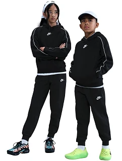 Dětská mikina Nike Sportswear Club Fleece, černá, HQ9318 010