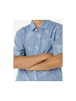 Chlapecká košile RIP CURL Eternal Shred Ss Shirt-Boy, modrá