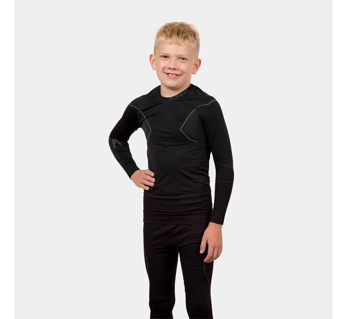 Dětská termo souprava Active GT43204 černo-šedá - Alpinus