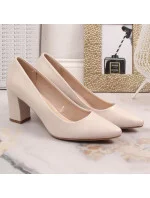 Sergio Leone W SK403C béžové perleťové lodičky na jehle Sergio Leone W SK403C béžové perleťové lodičky na jehle