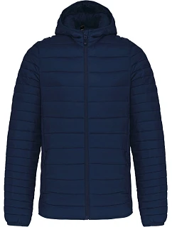 Kariban K 6110 Lehká pánská prošívaná bunda s kapucí 20.6110 navy