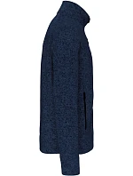 K Pánská melanžová pletená fleecová bunda 20. navy melange model 22423051 - Kariban K Pánská melanžová pletená fleecová bunda 20. navy melange model 22423051 - Kariban