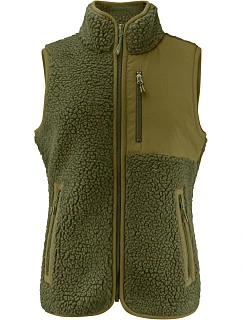 Fleece Vest Women Dámská fleecová vesta Sherpa "TwoTone" moss green model 22453602 - James Harvest