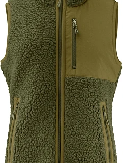 Fleece Vest Women Dámská fleecová vesta Sherpa "TwoTone" moss green model 22453602 - James Harvest
