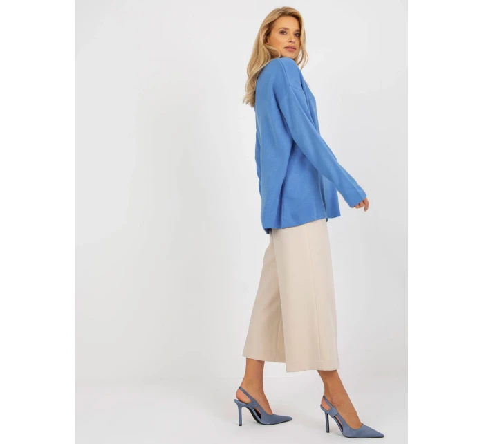 Dámský svetr LC SW  modrá  model 18132799 - FPrice