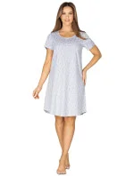 Dámská noční košile 417 kr/r tyrkysová - Regina