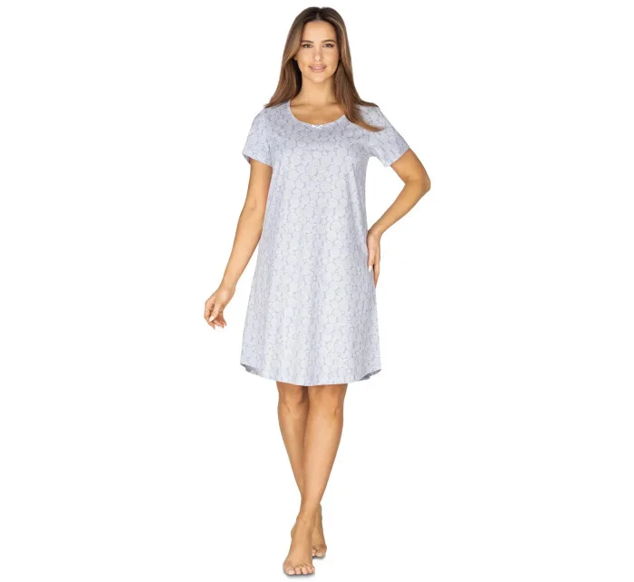 Dámská noční košile 417 kr/r tyrkysová - Regina