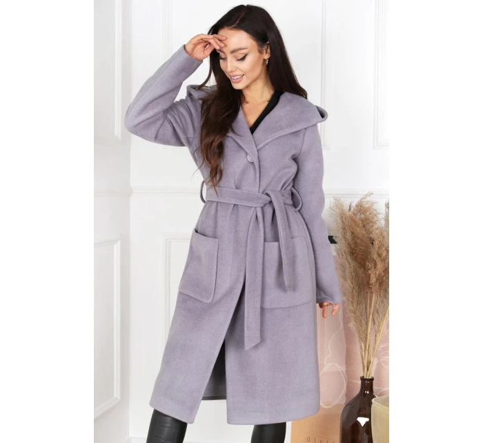 Dámský kabát Azalia Šedá - Merce