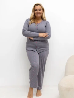 Pohodlná pyžama pro plnoštíhlé model 221198 Forever Pink