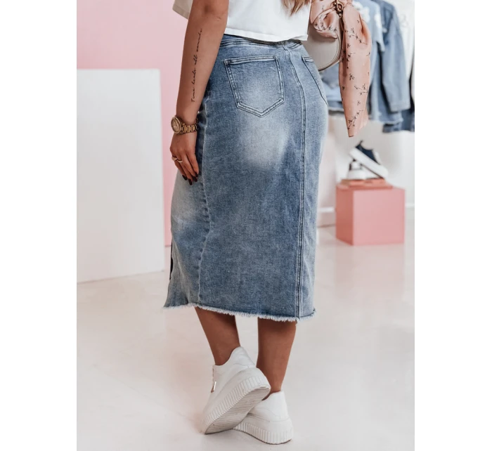 VINTAGO FashionStreet dámská džínová midi sukně CY0474