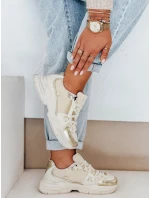 Dámské béžové tenisky model 21991939 - Dstreet Dámské béžové tenisky model 21991939 - Dstreet