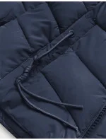 KRÓTKA KURTKA DAMSKA ZIMOWA GRANATOWA model 21244667 - YES!PINK