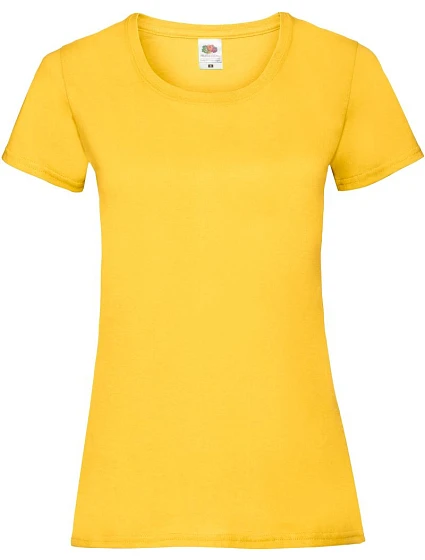 Fruit of the Loom Lady-Fit Valueweight T Dámské tričko 16.1372 sunflower Fruit of the Loom Lady-Fit Valueweight T Dámské tričko 16.1372 sunflower