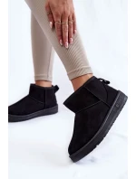 Dámské teplé sněhule Big Star model 21599856 Černe - Big Star Shoes Dámské teplé sněhule Big Star model 21599856 Černe - Big Star Shoes