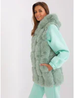 Kamizelka AT KZ model 18990646 pistacjowy - FPrice Kamizelka AT KZ model 18990646 pistacjowy - FPrice