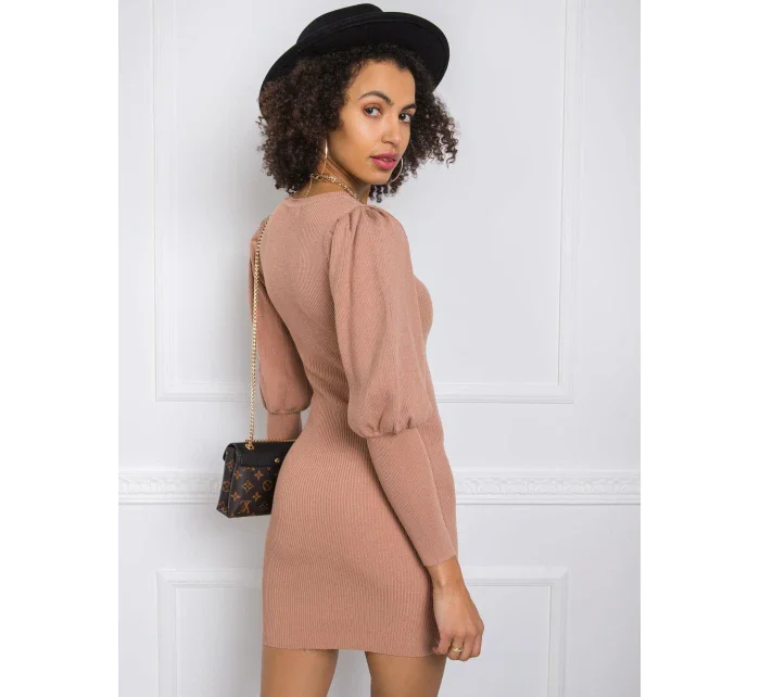 Šaty EM SK PL3850.66P světle hnědá